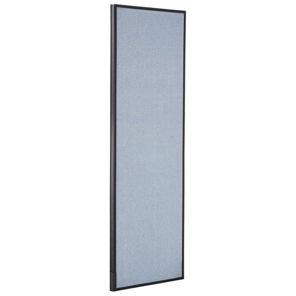 Global Industrial 24-1/4W x 72H Office Partition Panel, Blue 277662BL
